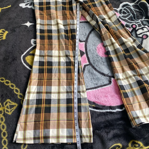 So brand plaid wide leg pants - Picture 4 of 14